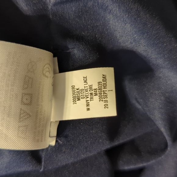 Janie and Jack Velvet Lace Trim Dress - Picture 5 of 5